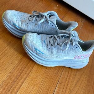 Hoka Kids Light Gray Sneakers